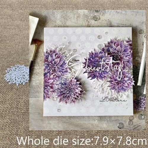New Design Craft Metal die cuts Cutting Die flower background decoration scrapbooking Album Paper Card Craft Embossing die cuts