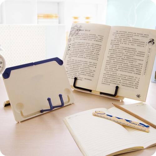 Portable Reading Book Holder Document Holder Desk Adjustable Durable Angle Foldable Book Stand Display Stand Office Accessories