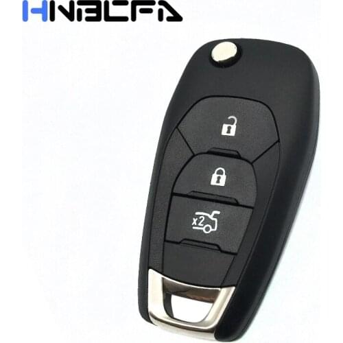 Folding Flip Key Case For Chevrolet Captiva Cruze Aveo Spark Replacement Car Remote Key Shell Fob Cover 3 Buttons HU100 Blade