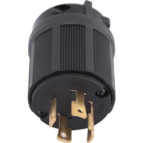 Heavy Duty Industrial Grade UL Listed Generator Power Locking L14-30P Twist-Lock Plug 30A 125-250V 3P 4W US Plug