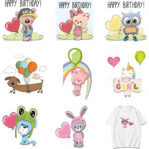 Iron-on Transfers for Clothing Patches for Kids Stickers Diy Cute Patch Applique Flex Fusible Transfer Vinyl Adhesive Stripe A