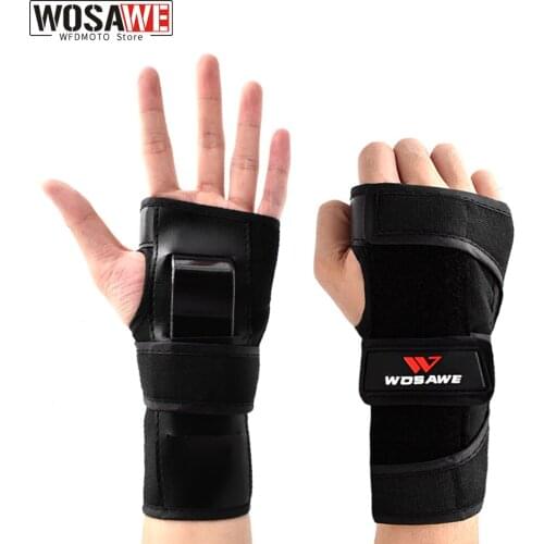 WOSAWE Teenager Wrist Support Hand Protection Gear Skiing Skateboarding Palm Protection Hand Roller Skating Snowboarding Guard