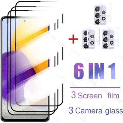 Camera Protective Glass For Samsung Galaxy A52 A72 A32 A02 A22 A12 Sumsung A 52 72 32 12 22 02 Screen Protector Cover Phone Film