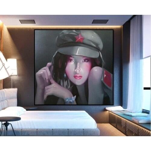 Famous Chinese Lv Yanjun Limited Huge Sizes by Hand Made Oil Painting on Canvas for Wall Painting