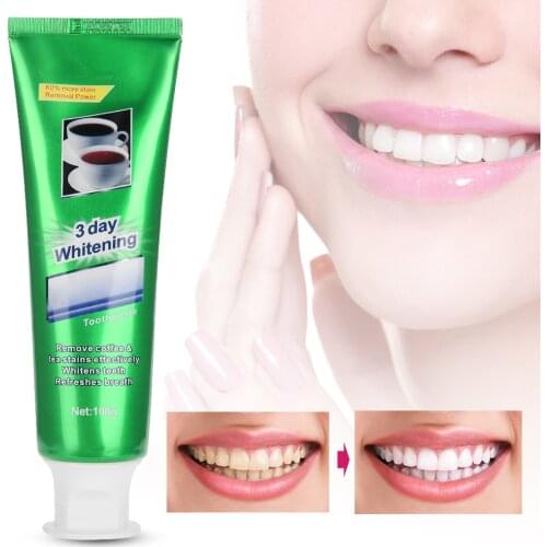 100g Fresh Herbal Mint Toothpaste Whitening Coffee Tea Stains Removal Anti Halitosis Oral Care