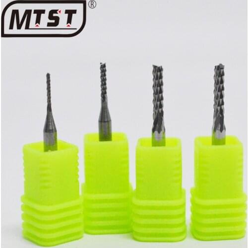 1pcs 3.175mm Carbide Tungsten Corn Cutter cutting PCB milling bits end mill CNC router bits for Engraving machine