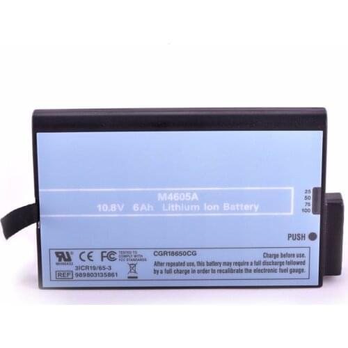 7800 mAh New High Quality Imported Battery Cells M4605A Battery For Philips IntelliVue MP20 MP30 MP40 MP50 MP60 MP70 MP80 MP90 989803135861 M4605A Battery