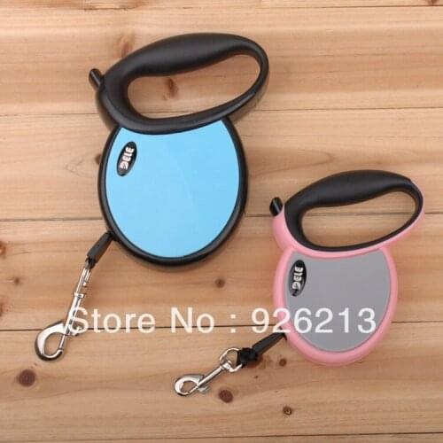 Automatic Retractable Dog Leashes Dog Rope pet traction rope traction belt Blue/Pink Free Shipping