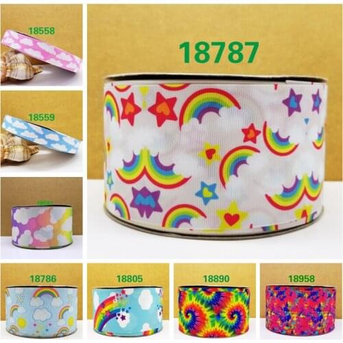 Free shipping 2020 new arrival 3 inch grosgrain ribbon 10 yards printed grosgrain ribbons 18787