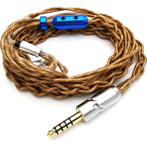 FENGRU Single crystal copper silver-plated wire alloy foil wire Earphone Replacement Cable IEM Upgrade Cable