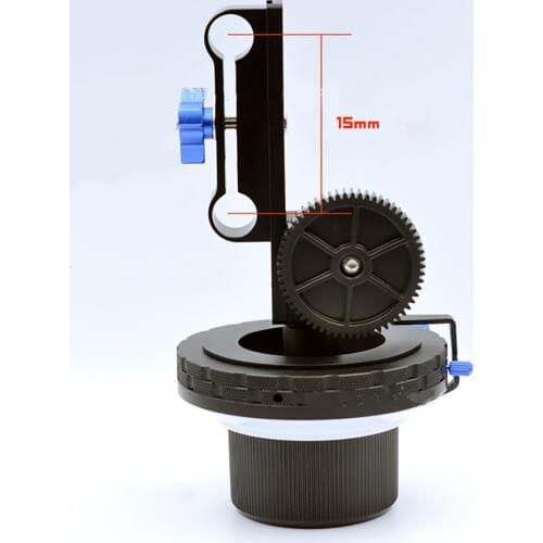 DSLR Camera A/B Hard Stops F3 Follow Focus Camera Focus Adjuster for 5D2 5D3 6D 600D D7100 SLR Cameras