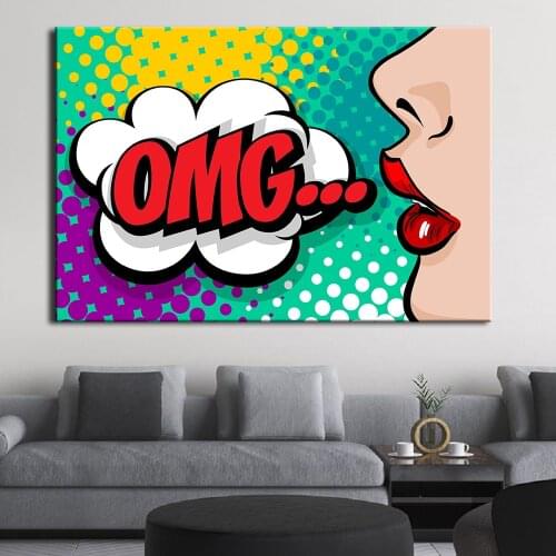 Colorful Street Wall Graffiti Art Canvas Paintings Abstract Art Canvas Prints For Kids Room Cuadros Living Room Home Decoration