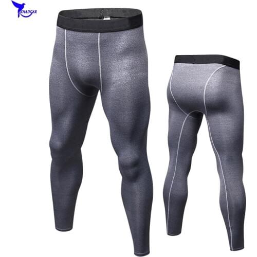 Summer Breathable Running Sweatpants Men Compression Jogging Leggings Gym Fitness Sport Tights Elastic Trousers Dry Fit Clothing
