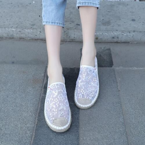 New women flats loafers fashion shoes for girls female slip on round toe comfortable sewing black white pink Lazy casual shoes