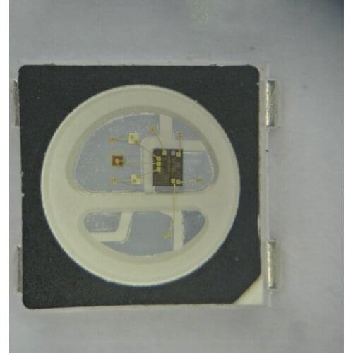 1000pcs/lot Addressable SK6812 LED Chip with SK6812 IC built-in the 4Pins Black Frame 5050 SMD RGB LED;SOP-4;0.3W/pcs;DC5V input