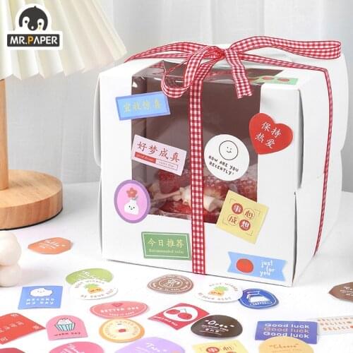 Mr.paper 3 Designs 40 Pcs/bag Ins Style You Are Candy Series Hand Account Decor Collage DIY Material Text Blessing Stickers