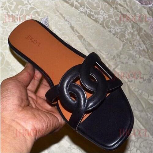 New Arrival Summer Beach Sandals Women Jelly Shoes Casual Outside Shoes Luxury Designer High Quality Flats Slippers 2020