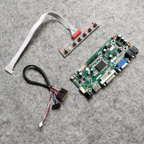 40-Pin LVDS Fit B101EW04/BP101WX1 screen LCD display controller drive board 1280*800 WLED 60Hz VGA+DVI M.NT68676 DIY kit