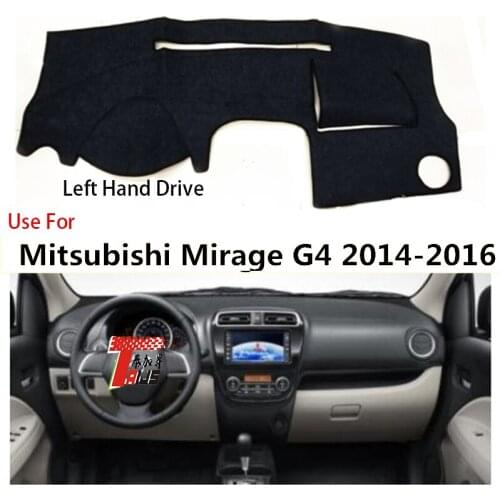 TAIJS Factory Simple Sport 3Colors Polyester Fibre Car Dashboard Cover For Mitsubishi Mirage G4 2014 2015 2016 Left Hand drive
