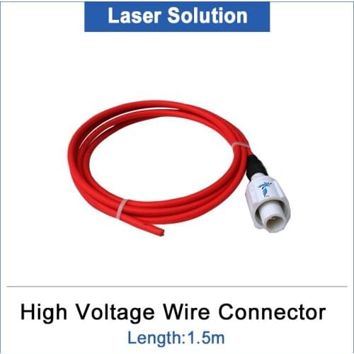 1.5M High Voltage Wire Connector For CO2 Laser Power Supply and Laser Tube Laser Cutting Engraving Cutter