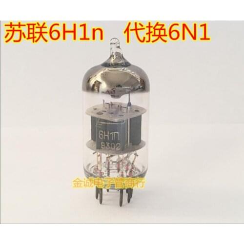2PCS Special hot golden Soviet 6H1n electronic tube instead of ECC85 6N1 6H1N