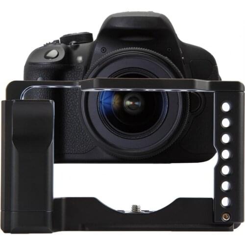 Stable Camera Cage Form-fitting Aluminum Alloy Stablizer with Cold Shoe for Canon for EOS M6 Mark 2 Camera Cage Aluminum Alloy