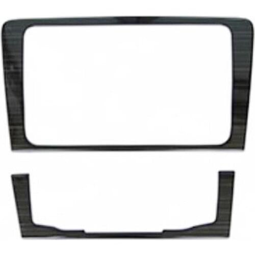 Tonlinker Cover stickers For Geely Atlas 2016-18 Car Styling 3 PCS Stainless steel/ABS Center Console decoration covers sticker