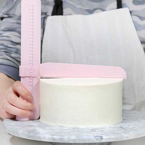 Convenient And Adjustable Fondant Spatula Cake Scraper With Smoother Edges For cream Decoration Cake Tool DIY Cake Making Tool