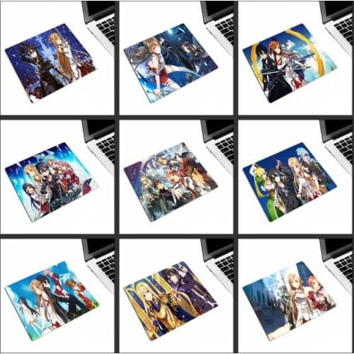 XGZ Big Promotion Mouse Pad Anime PC Laptop Keyboard Table Mat Sword Art Online Fashion Coaster Rubber Odorless Non-slip for Lol