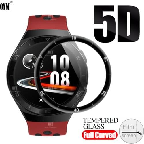 GT2E 5D Curved Edge Full Coverage Soft Protective Film Cover For Huawei Watch GT 2e Sports Vitality Screen Protector (Not Glass)