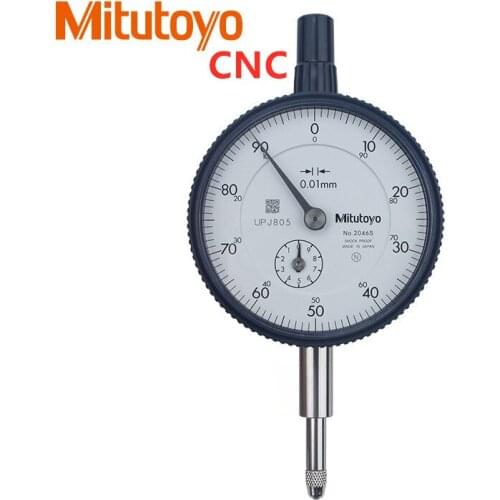 1PC Mitutoyo CNC Dial Lever Table Gauge Dial Indicator 2046S 0-10mm Meter Precise 0.01mm Resolution Indicator Mesure Instrument