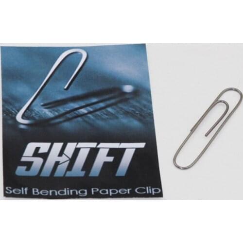 1Pcs Nitinol Shape Meta Memory Shift Self Bending Paperclip Magic Trick Magie Mentalismo Illusion