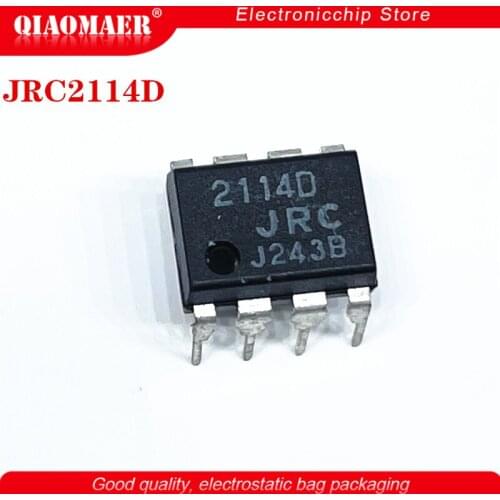 10PCS/lot JRC2114D 2114D DIP8 NJM2114D NJM2114 DIP