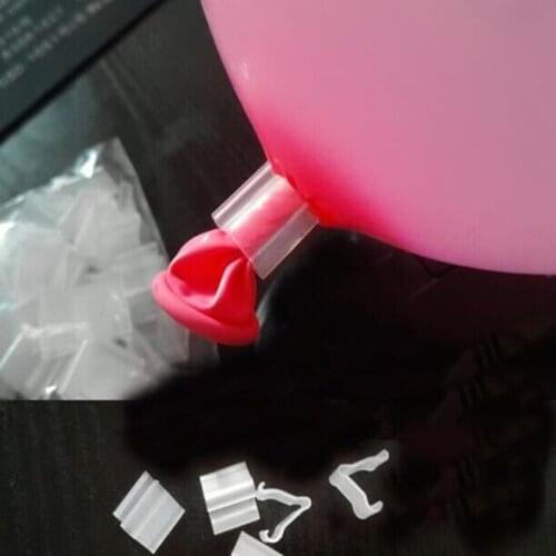 100pcs Balloon V-shaped Clip Latex Balloon Sealing Card Clip Balloon Accessories Holiday Party Decoration Supplies