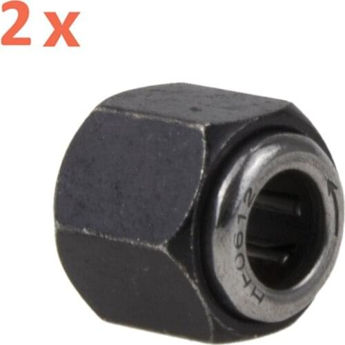2PCS R025 12mm One Way Bearing Hex Nut for RC 1/10 HSP RC Model Car Buggy Truck VX 28 21 18 16 Nitro Engine