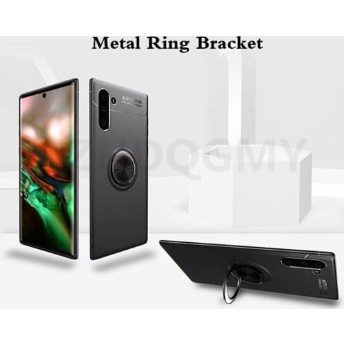 30pcs/lot 360 Rotating Ring Finger Holder Car Magnetic Back Case For Samsung Galaxy Note 8 9 10 Pro A9 A7 A6 2018 Plus A9S A750