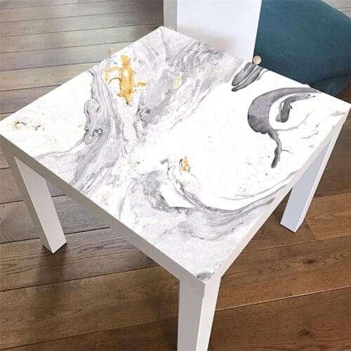 Ink Ripple Marble Desktop Stickers Home Decor Refurbish Decal Waterproof Self-Adhesive Simple Elegant Table Cover Non-slip Film