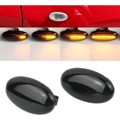 For Mazda 2 2003-2014 For Mazda 3 5 6 BT-50 MPV Car Led Dynamic Turn Signal Light Side Marker Fender Indicator Blinker Lamp