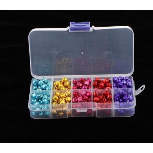 300 Pack Mixed Colors Jingle Bells, Craft Bells, DIY Bells for Wreath, Holiday Home and Christmas Decoration