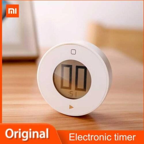 Xiaomi Jiezhi magnetic electronic timer Forward and Countdown dual timing 10s-99min50s Timer Large LCD screen Silent Stopwatch