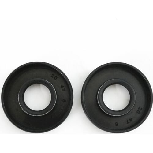 2 PCS 20*47*8 TC Shaft Oil Seal Nitrile Covered Double Lip With Garter Spring