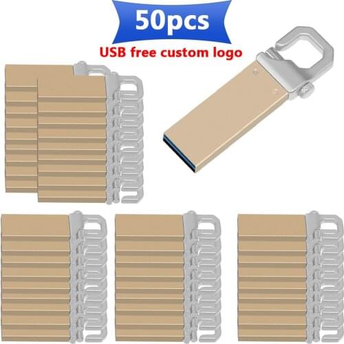 USB Flash Drive 32GB Metal USB 3.0 Pen Drive Key usb flash High Speed pendrive Flash Drive Memory usb stick 50pcs/lot free logo
