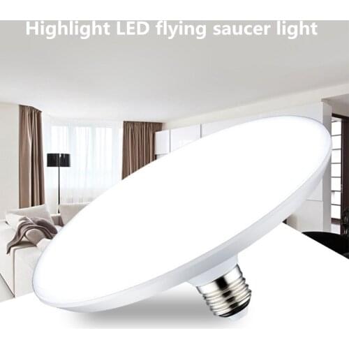 Power Led Lamp E27 Led Bulb 220V 15W 20W 30W 50W 60W 70W UFO Leds Lights Bulb for Home Lighting Table Lamps Kitchen Garage Light