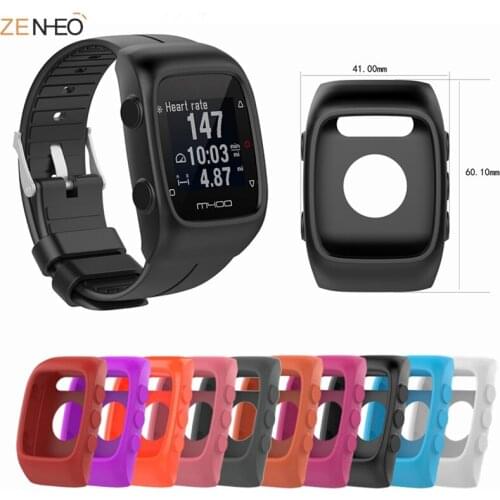 Soft Silicone Cover For Polar M430 / Polar M400 GPS Smart Watch Sport Screen Case Replacement Protector Frame Accessories