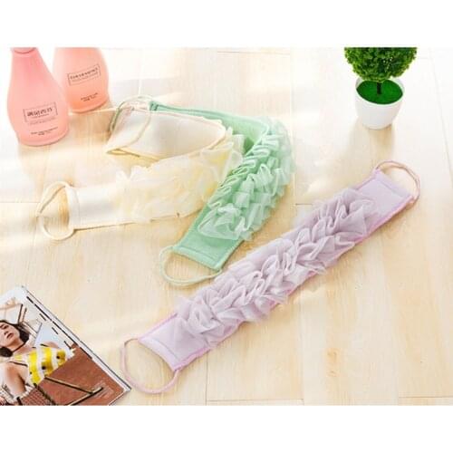 Soft Back Scrubber Men Women Bath Towel Exfoliating Massage for Shower Body Cleaning