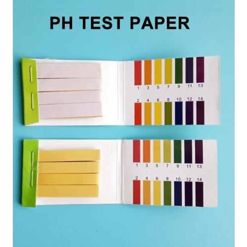 PH Test Paper Extensive Test Paper Litmus Test Paper PH Test with Storage Case for Saliva Urine Water Soil Testing In Stock