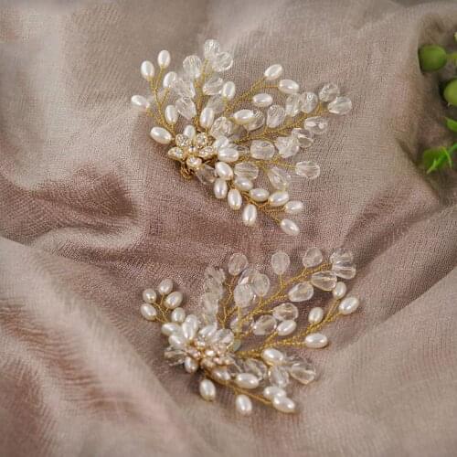 Q39C Shoe Clip Wedding Shoes Buckle Clip-on Women Bride High Heel Charms Fashion Luxury Decoration Imitation Pearl