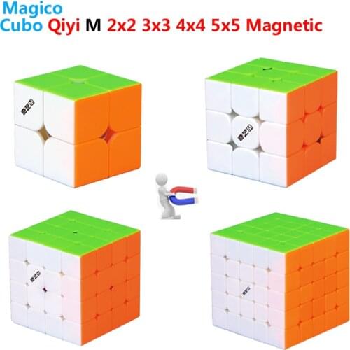 Qiyi Speed Magnetic 2x2x2 3x3x3 Magic Cubes 4x4x4 5x5x5 Puzzles 2x2 3x3 Pyramid Cube 4x4 5x5 Cubo Educational Toys Games for Kid