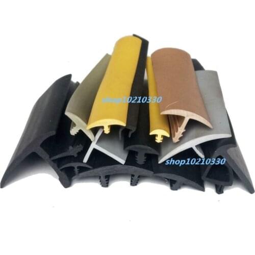 Rubber T Type 2m Soundproof Dustproof Sealing Strip for Electric Box Electric Cabinet Gap Filling
