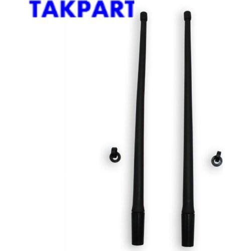 TAKPART 2pcs 13inch Rubber Antenna Masts For Harley Davidson 1985-2013 Touring Models